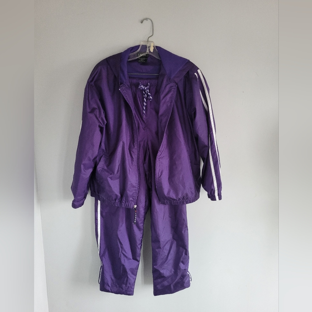 VTG 80s Lavon Sportswear Retro Tracksuit Jacket Pant Set Size M